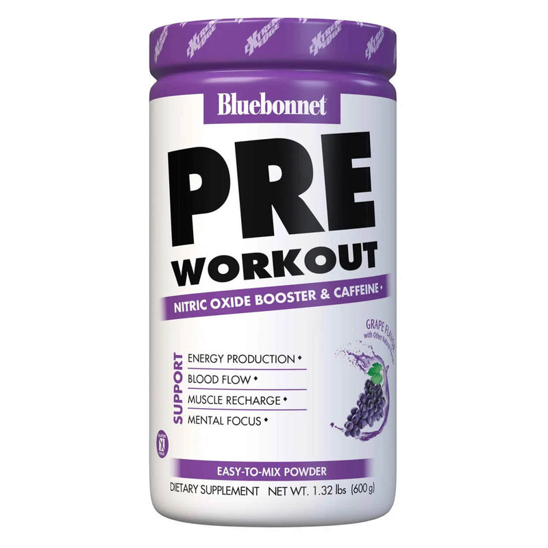 Bluebonnet Extreme Edge Pre Workout Grape 1.32 lbs Powder - DailyVita