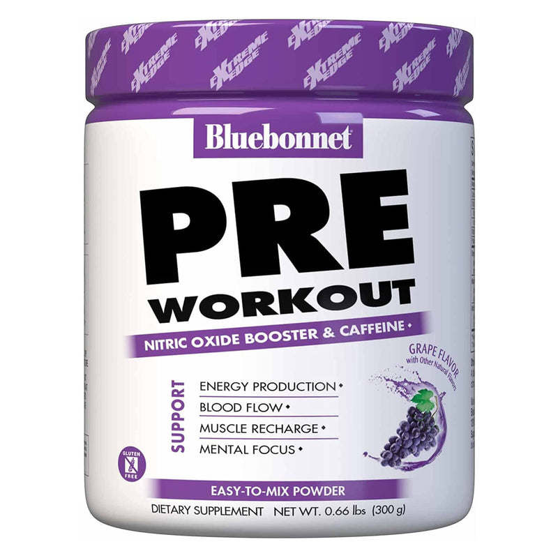 Bluebonnet Extreme Edge Pre Workout Grape .66 lbs Powder - DailyVita