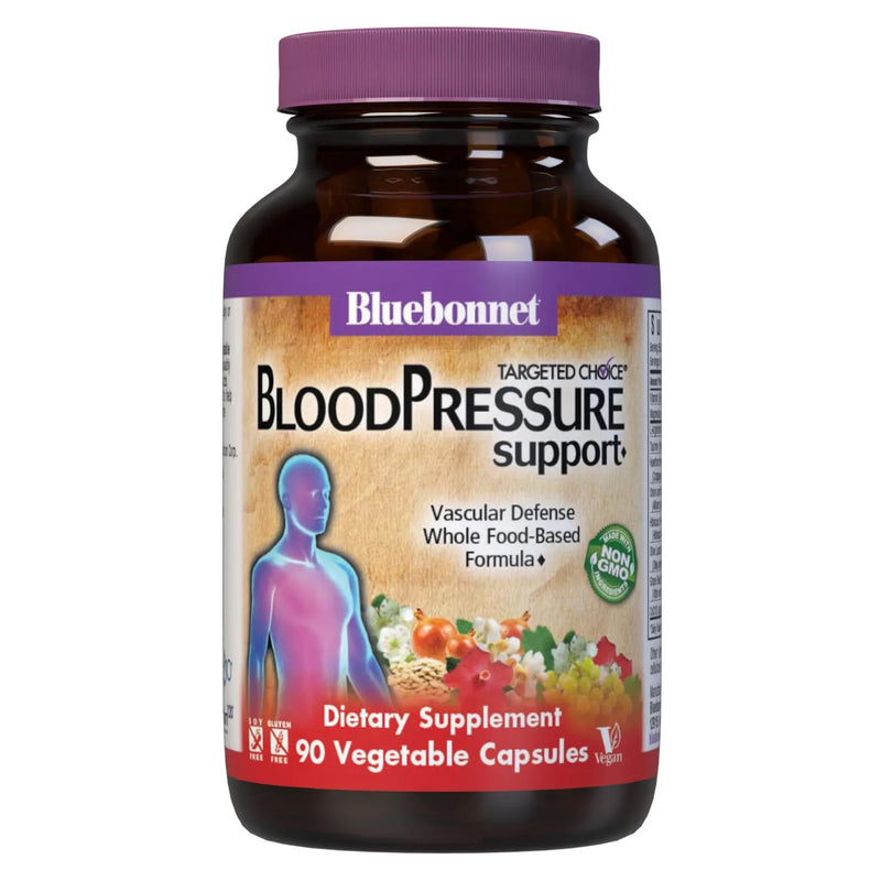 Bluebonnet Targeted Choice Blood Pressure Support 90 Veg Capsules - DailyVita