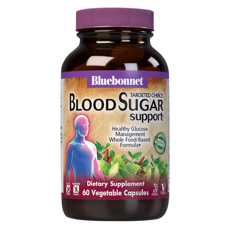 Bluebonnet Targeted Choice Blood Sugar Support 60 Veg Capsules - DailyVita