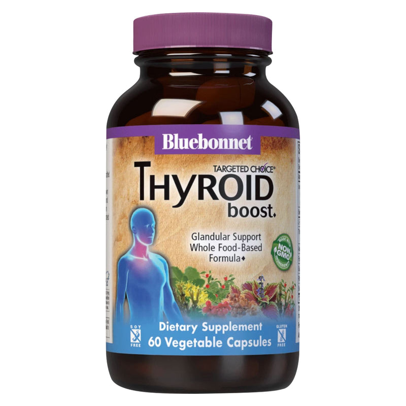 Bluebonnet Targeted Choice Thyroid Boost 60 Veg Capsules - DailyVita