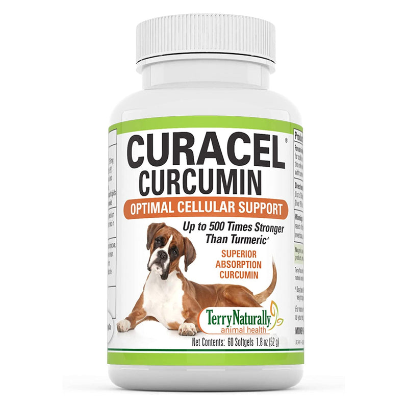 Terry Naturally Curacel Curcumin 60 Softgels - CANINE for Dogs - DailyVita