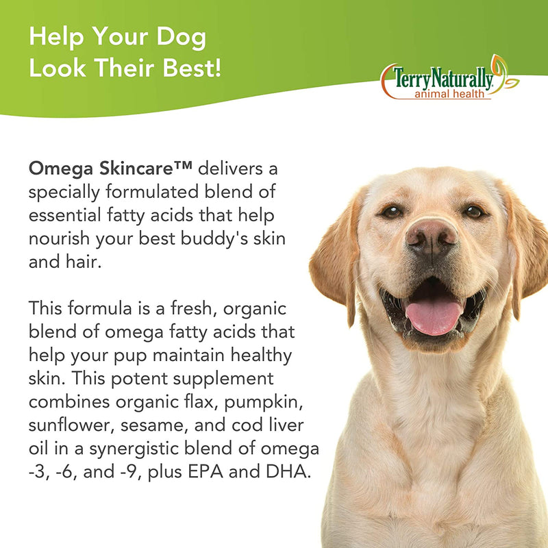 Terry Naturally Omega Skincare 8 fl oz/237 ml Liquid, CANINE for Dogs - DailyVita