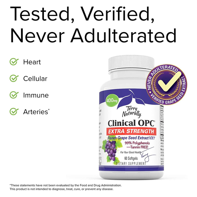 Terry Naturally Clinical OPC - 300 mg 60 Caps - DailyVita