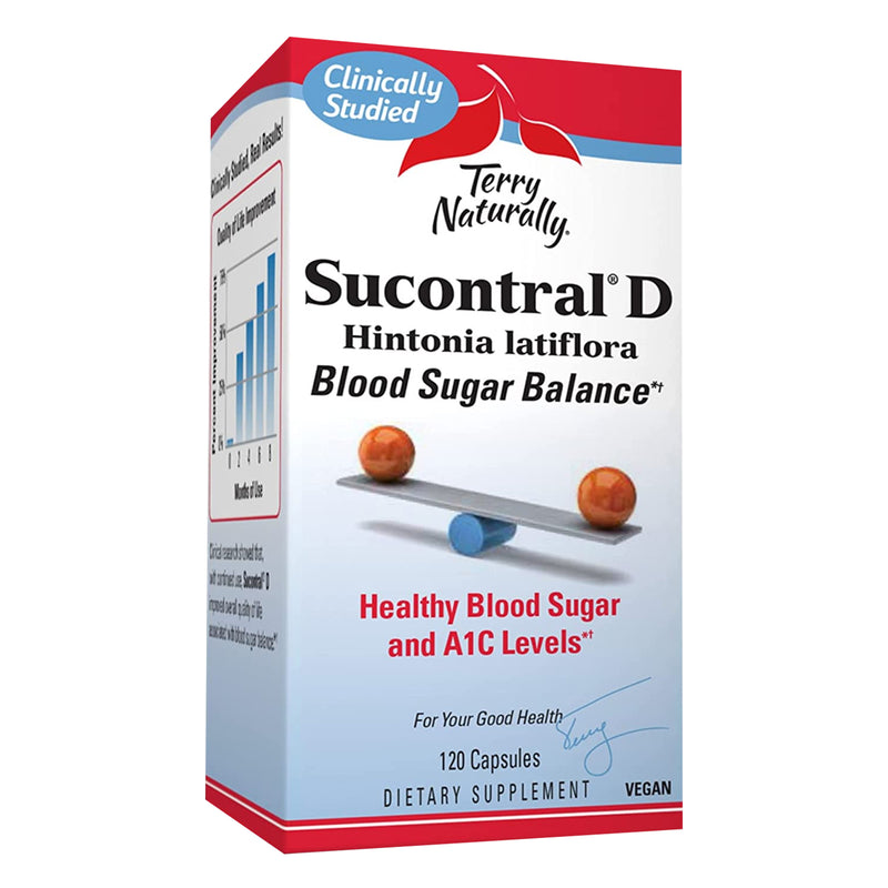 Terry Naturally Sucontral D Blood Sugar Balance 120 Caps - DailyVita