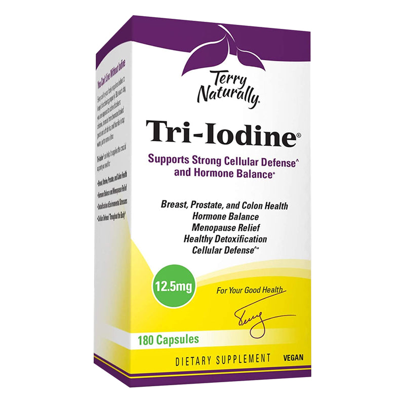 Terry Naturally Tri-Iodine 12.5 mg 180 Caps - DailyVita