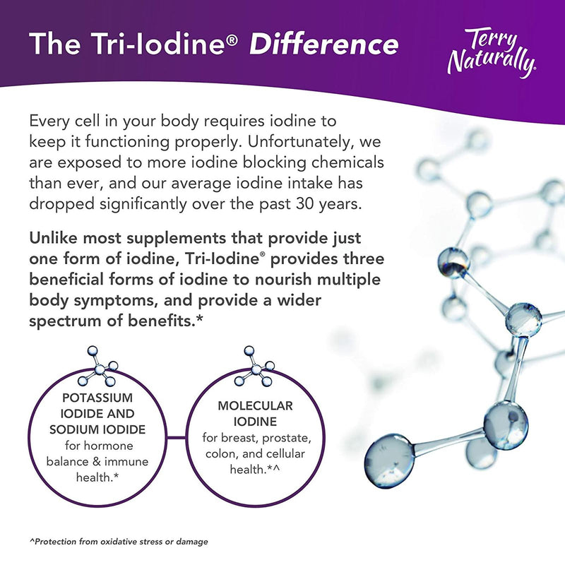 Terry Naturally Tri-Iodine 12.5 mg 90 Caps - DailyVita