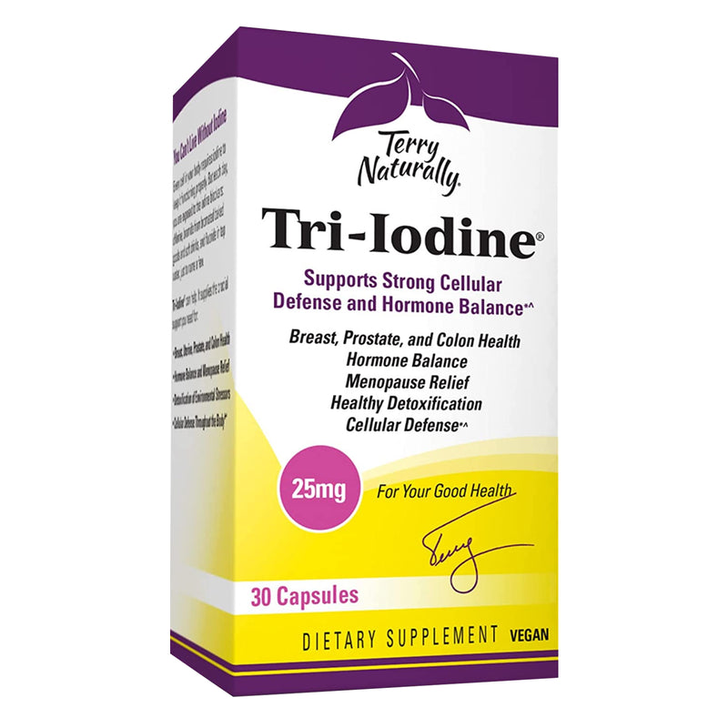 Terry Naturally Tri-Iodine 25 mg 30 Caps - DailyVita