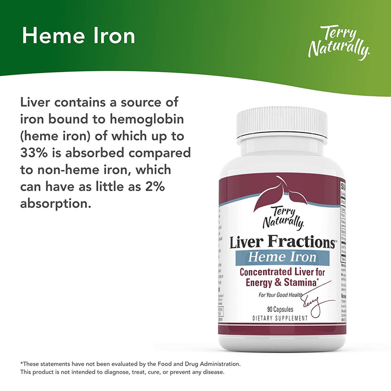 Terry Naturally Liver Fractions 90 Caps - DailyVita