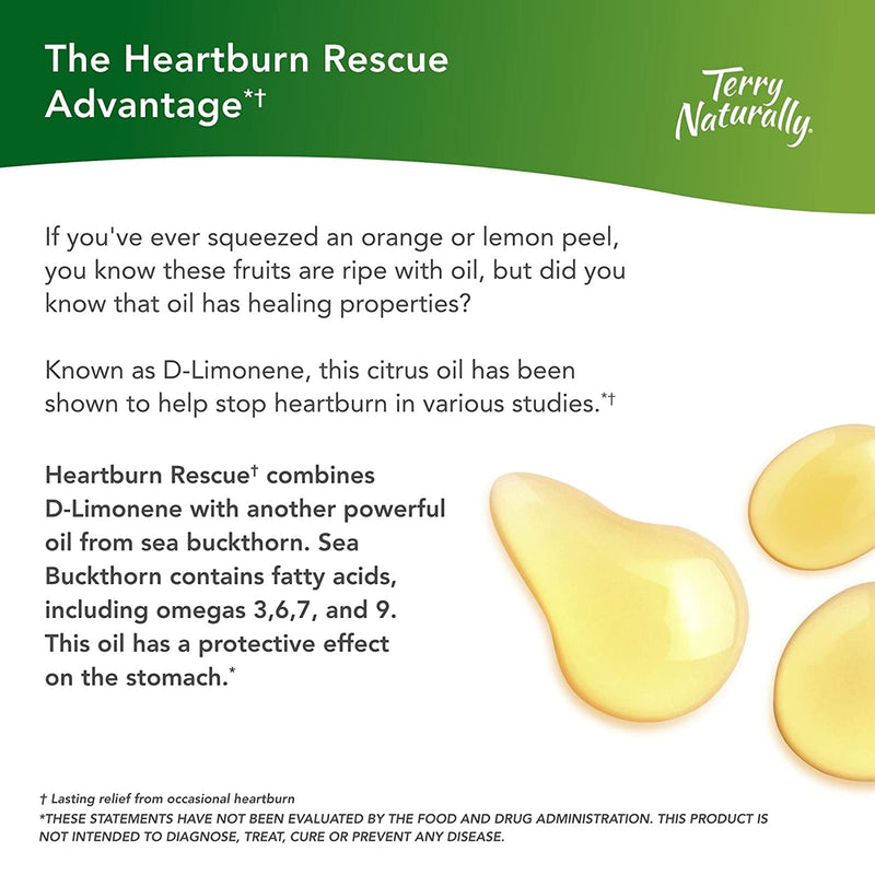 Terry Naturally Heartburn Rescue 30 Softgels - DailyVita