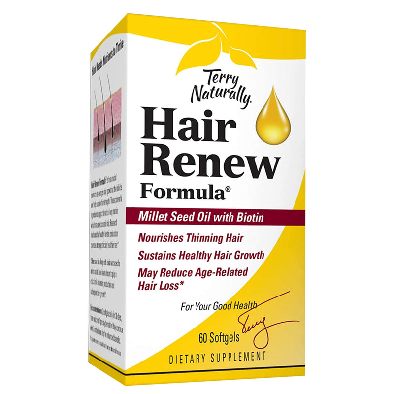 Terry Naturally Hair Renew Formula 60 Softgels - DailyVita