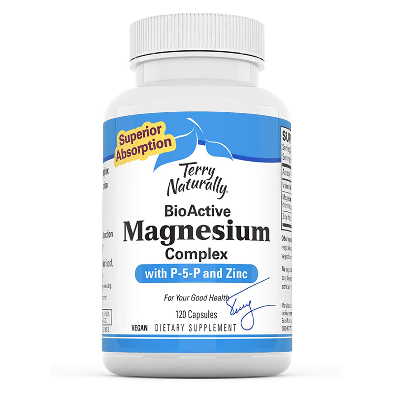 Terry Naturally BioActive Magnesium Complex 120 Caps - DailyVita