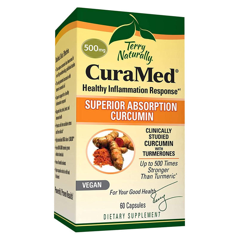 Terry Naturally CuraMed 500 mg 60 V-Caps - DailyVita
