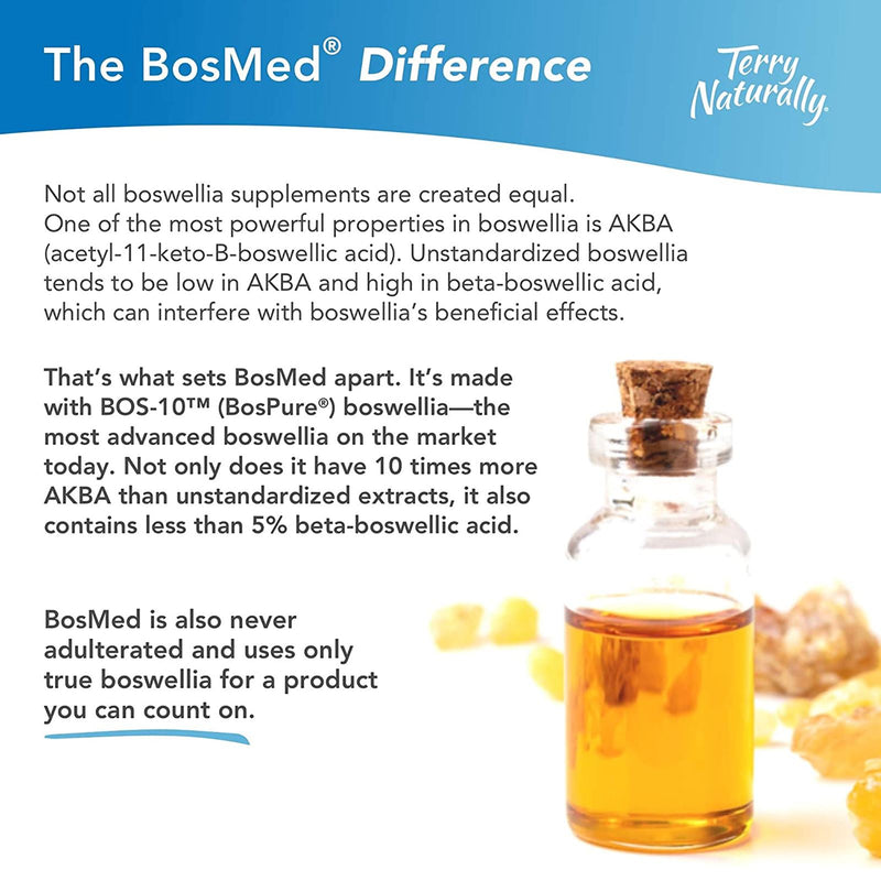 Terry Naturally BosMed + Boswellia with Frankincense Oil 60 Softgels - DailyVita