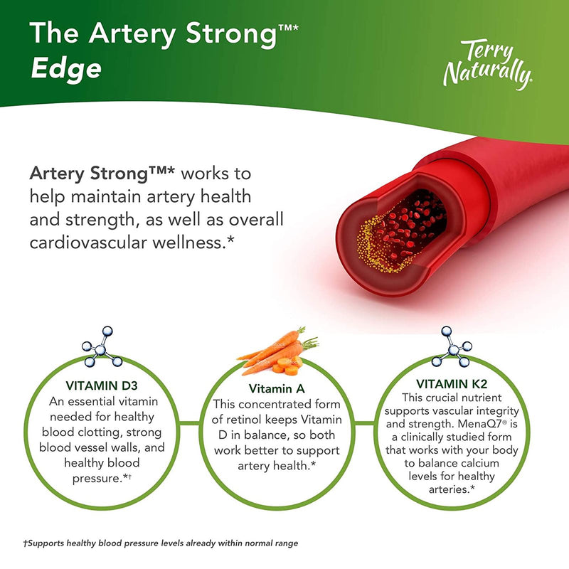 Terry Naturally Artery Strong 60 Softgels - DailyVita