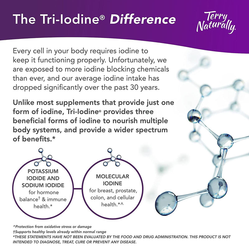 Terry Naturally Tri-Iodine 3 mg 90 Caps - DailyVita