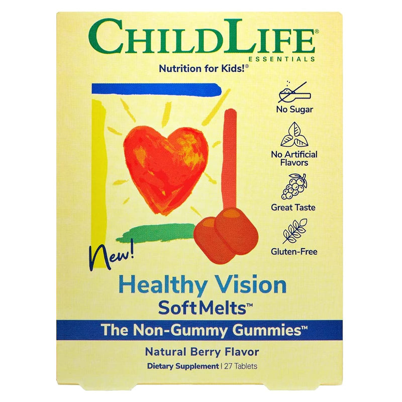 ChildLife Healthy Vision SoftMelts 27 Tablets - DailyVita