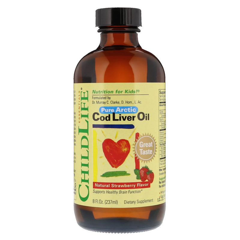 ChildLife Cod Liver Oil Strawberry 8 oz - DailyVita