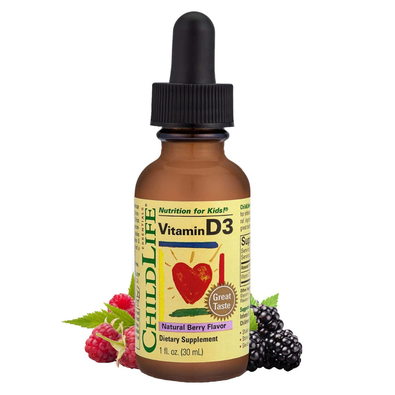 ChildLife Vitamin D3 Mixed Berry Flavor 1 oz - DailyVita