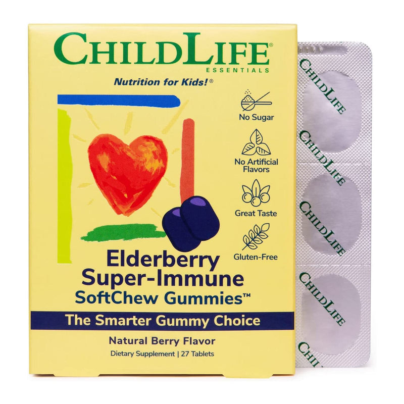 ChildLife Elderberry Super-Immune SoftChew Gummies 27 CT - DailyVita
