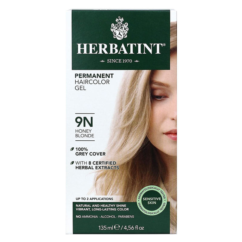 Herbatint Permanent Hair Color Gel 9N Honey Blonde - DailyVita