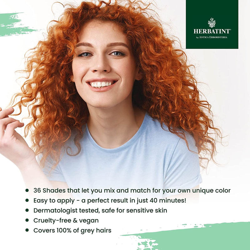 Herbatint Permanent Hair Color Gel 4R Copper Chestnut - DailyVita