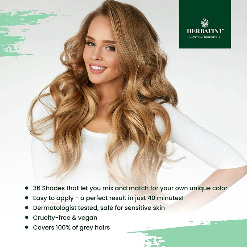 Herbatint Permanent Hair Color Gel Swedish Blonde 10C - DailyVita