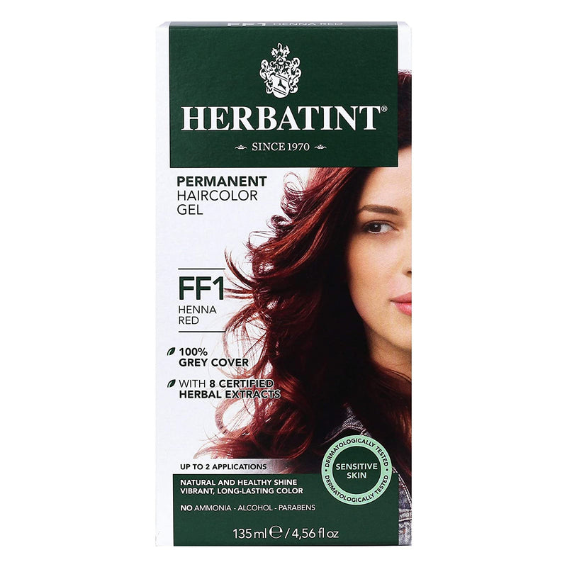 Herbatint Permanent Hair Color Gel Henna Red FF1 - DailyVita