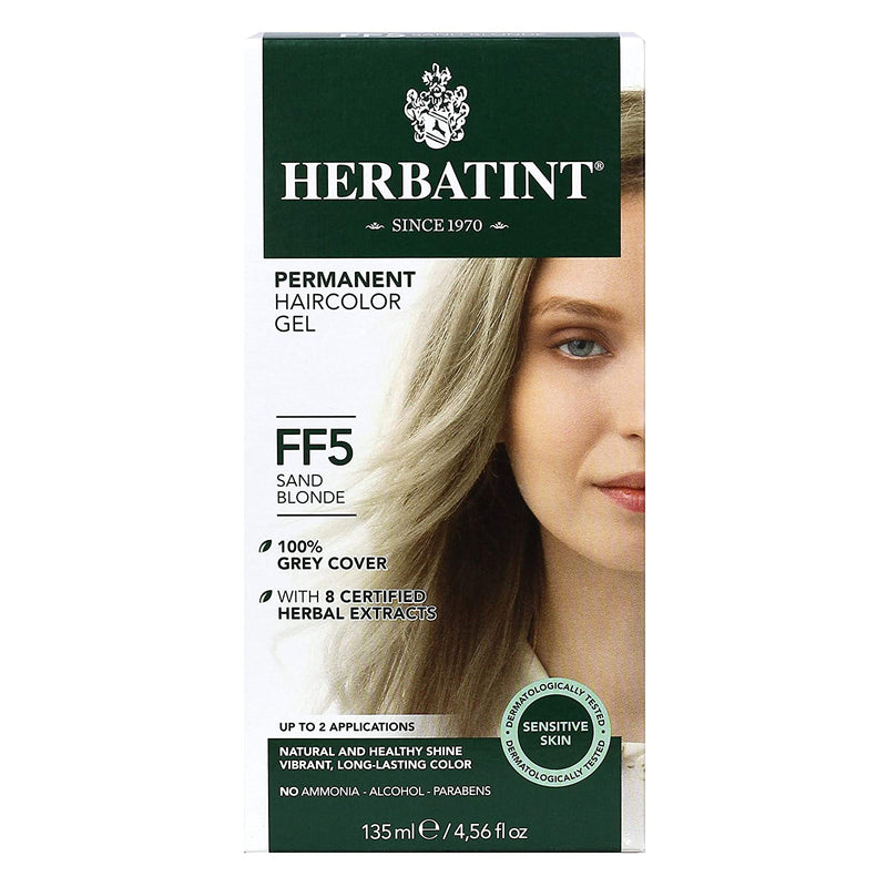 Herbatint Permanent Hair Color Gel Sand Blonde FF5 - DailyVita