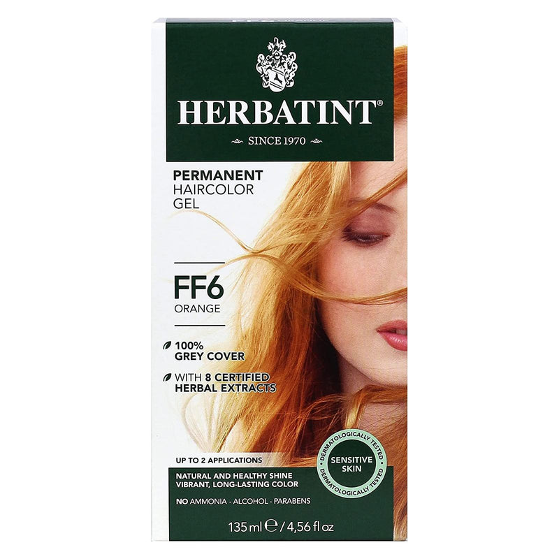 Herbatint Permanent Hair Color Gel Orange FF6 - DailyVita