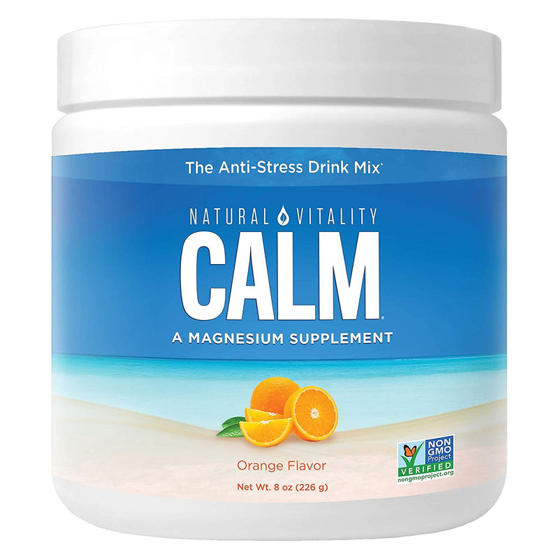 Natural Vitality Calm Magnesium Orange 8 oz - DailyVita