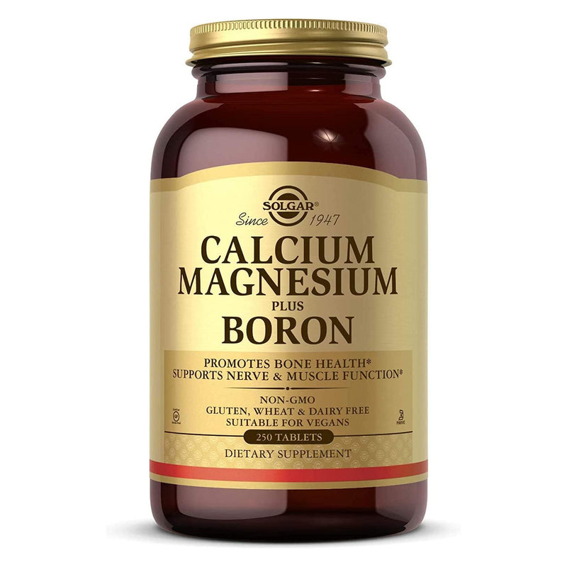 Solgar Calcium Magnesium Plus Boron 250 Tablets - DailyVita