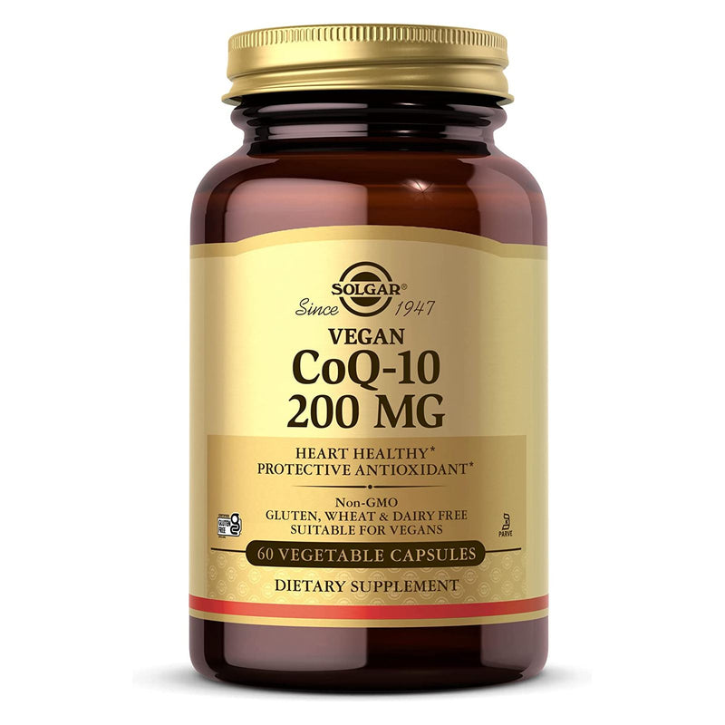 Solgar Vegan CoQ-10 200 mg 60 Vegetable Capsules - DailyVita