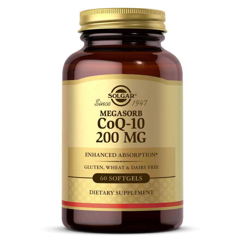 Solgar Megasorb CoQ-10 200 mg 60 Softgels - DailyVita