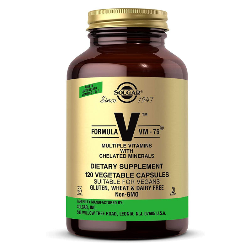 Solgar Formula VM-75 120 Vegetable Capsules - DailyVita
