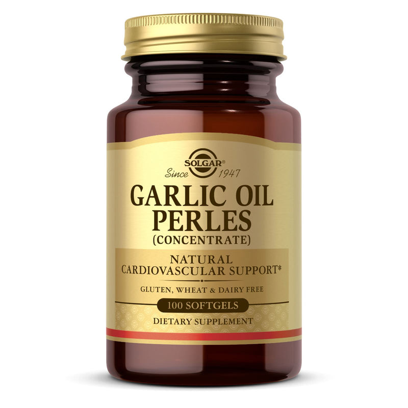 Solgar Garlic Oil Perles Softgels (Reduced Odor) 100 Softgels - DailyVita