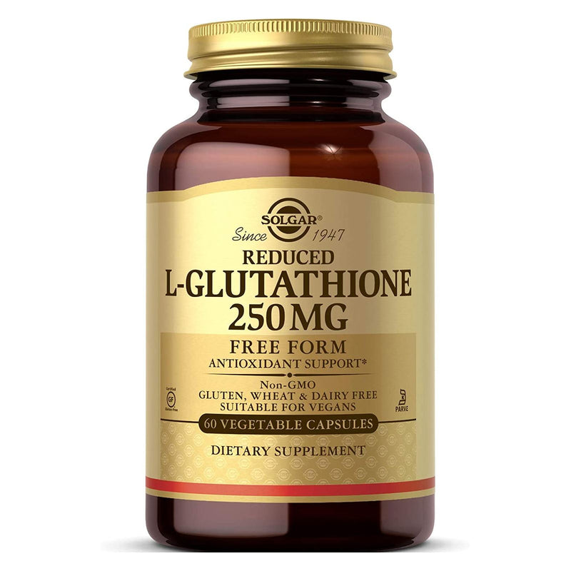 Solgar Reduced L-Glutathione 250 mg 60 Vegetable Capsules - DailyVita