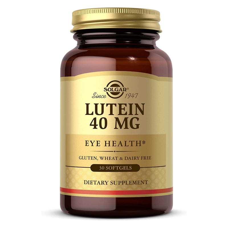 Solgar Lutein 40 mg 30 Softgels - DailyVita