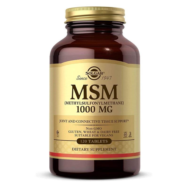 Solgar MSM 1000 mg 120 Tablets - DailyVita