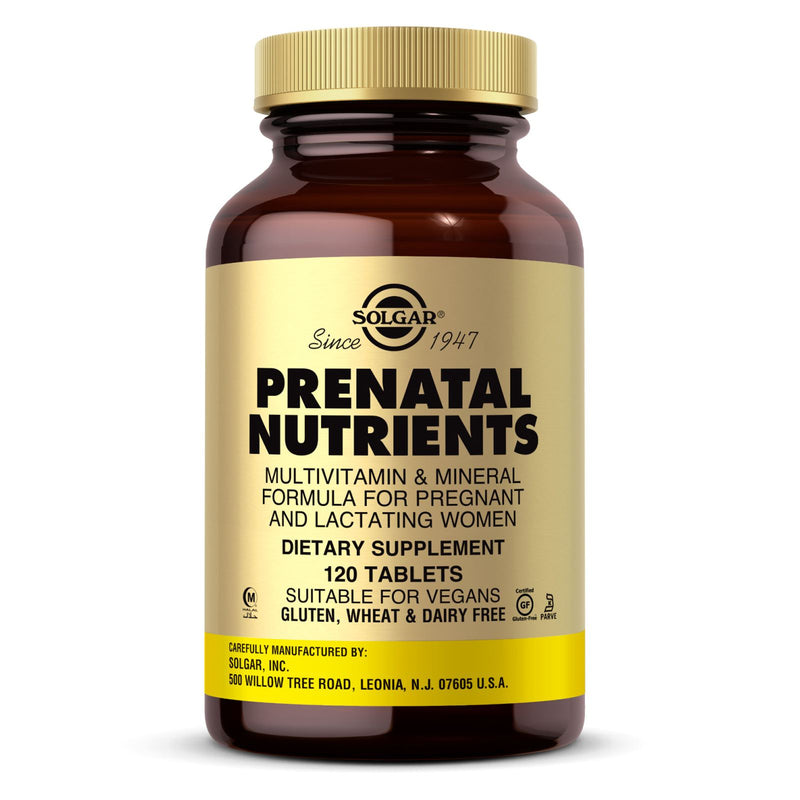 Solgar Prenatal Nutrients 120 Tablets - DailyVita