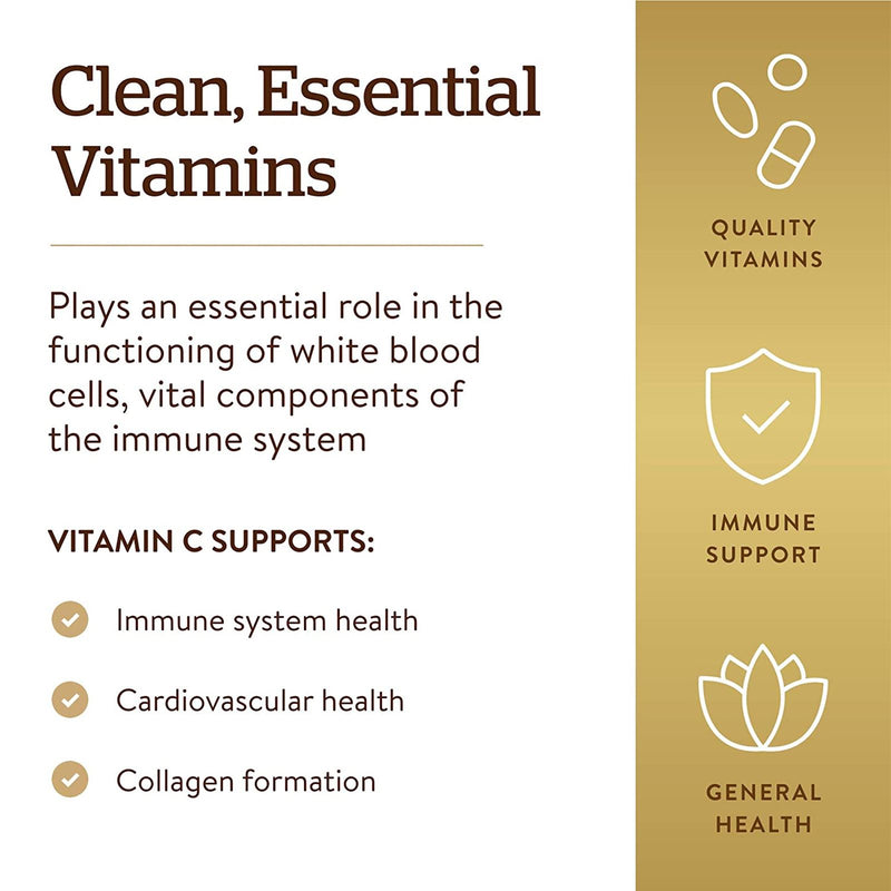 Solgar Vitamin C 500 mg 100 Vegetable Capsules - DailyVita