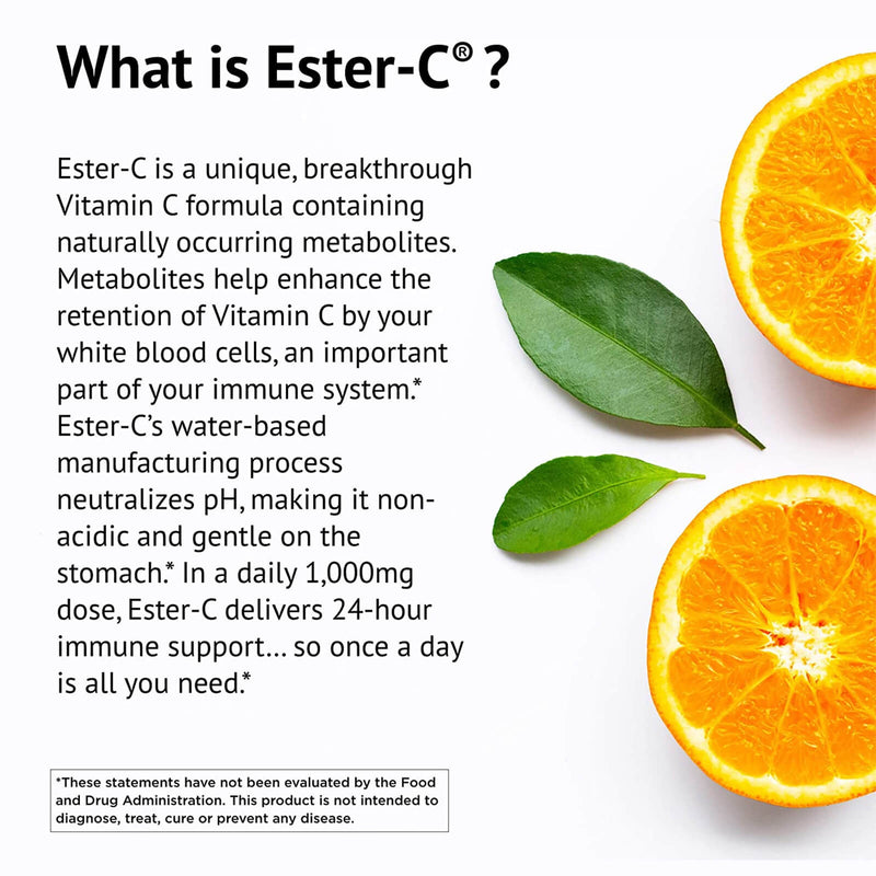 American Health Ester-C 500 mg with Citrus Bioflavonoids 90 Tablets - DailyVita