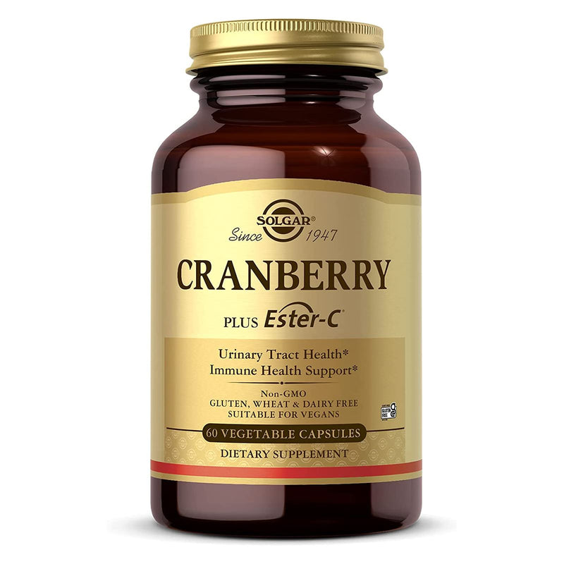 Solgar Cranberry Plus Ester-C 60 Vegetable Capsules - DailyVita
