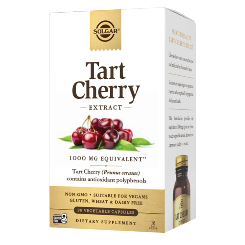 Solgar Tart Cherry 1000 mg 90 Vegetable Capsules - DailyVita
