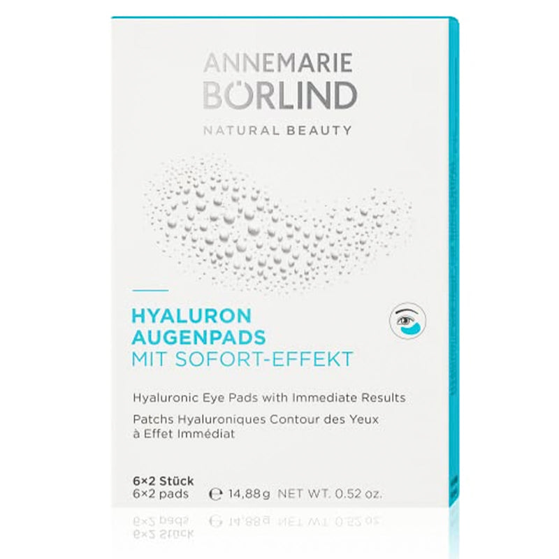 ANNEMARIE BÖRLIND - Hyaluronic Eye Pads with Immediate Results, 2-Pad x 6 Sets - DailyVita