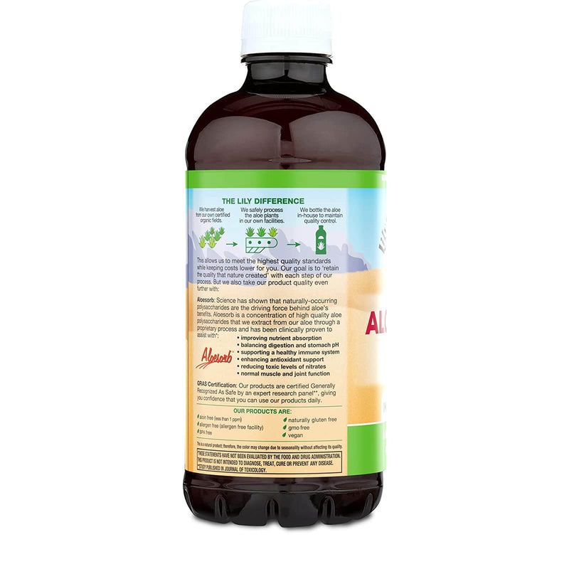 Lily of the Desert Organic Aloe Vera Juice Inner Fillet 32 fl oz - DailyVita