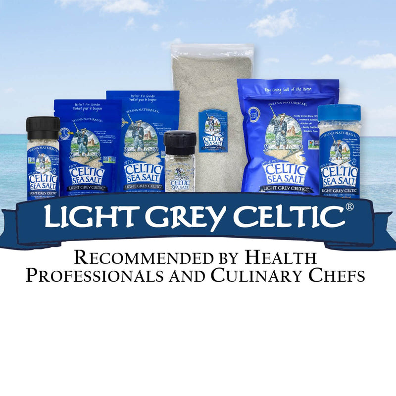 Celtic Sea Salt Light Grey 3 oz Large Grinders - DailyVita