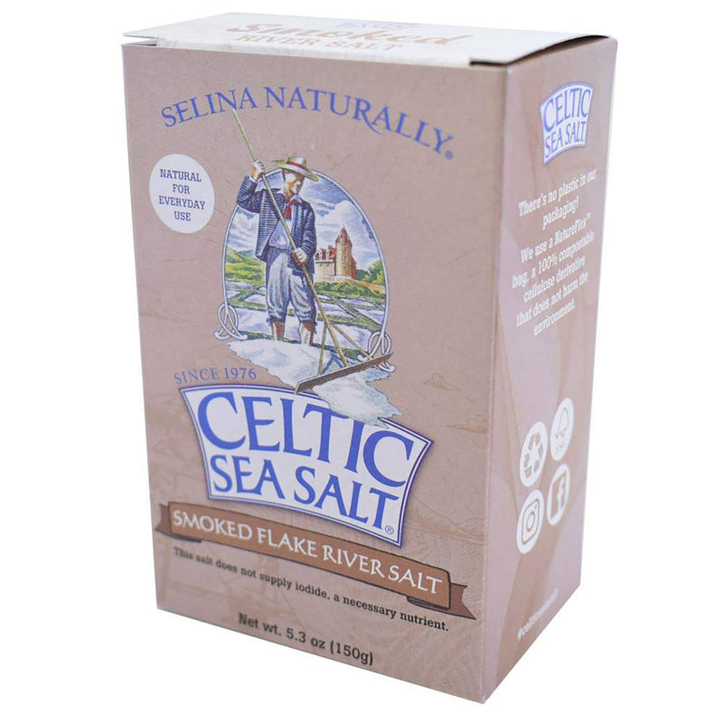Celtic Smoked Flake River Salt 5.3Oz - DailyVita