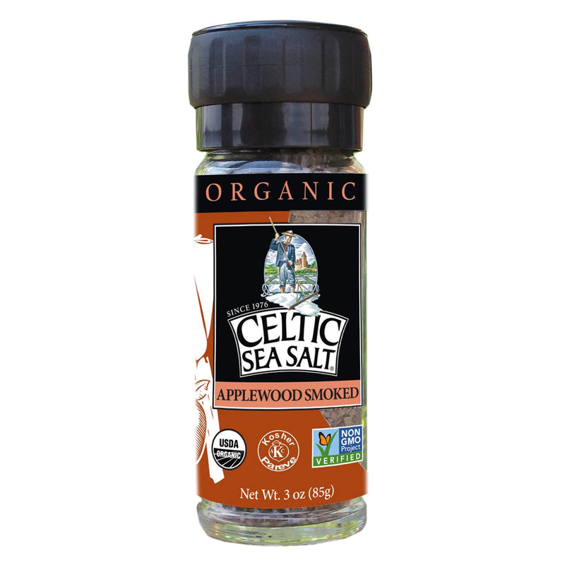 Celtic Sea Salt 3.0 oz Smoked Salt grinders - DailyVita