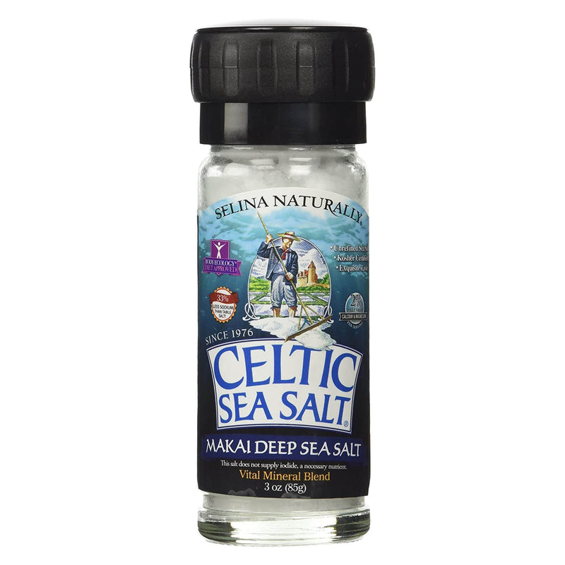 Celtic Sea Salt Makai Pure 3.1 oz Large Grinders - DailyVita